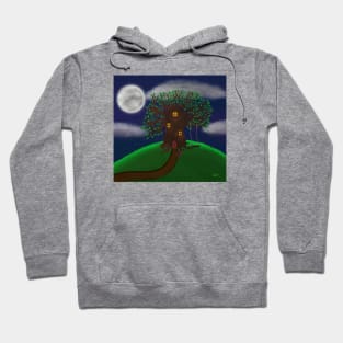 Tree house on a Hill Hoodie